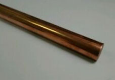 C14500 Alloy 145 Tellurium Copper Rod Round Bar Blank 1-1/4 Dia X 4 Long