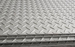 Cast Iron Grey Chequered Plates