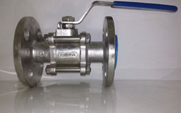 floating DN50 flange 304 stainless steel ball valve