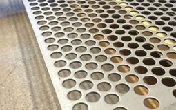 Mild Steel Perforated Round Hole Sheets