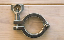 Stainless Steel 304 Single Pin Heavy Duty Tri Clamp